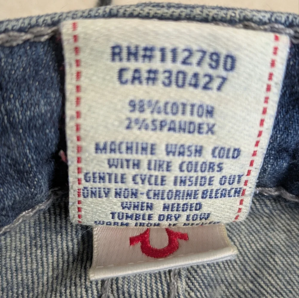 Y2K Skinny Jeans - True Religion - Pocket Flap Low Rise Denim - Picture 7 of 11